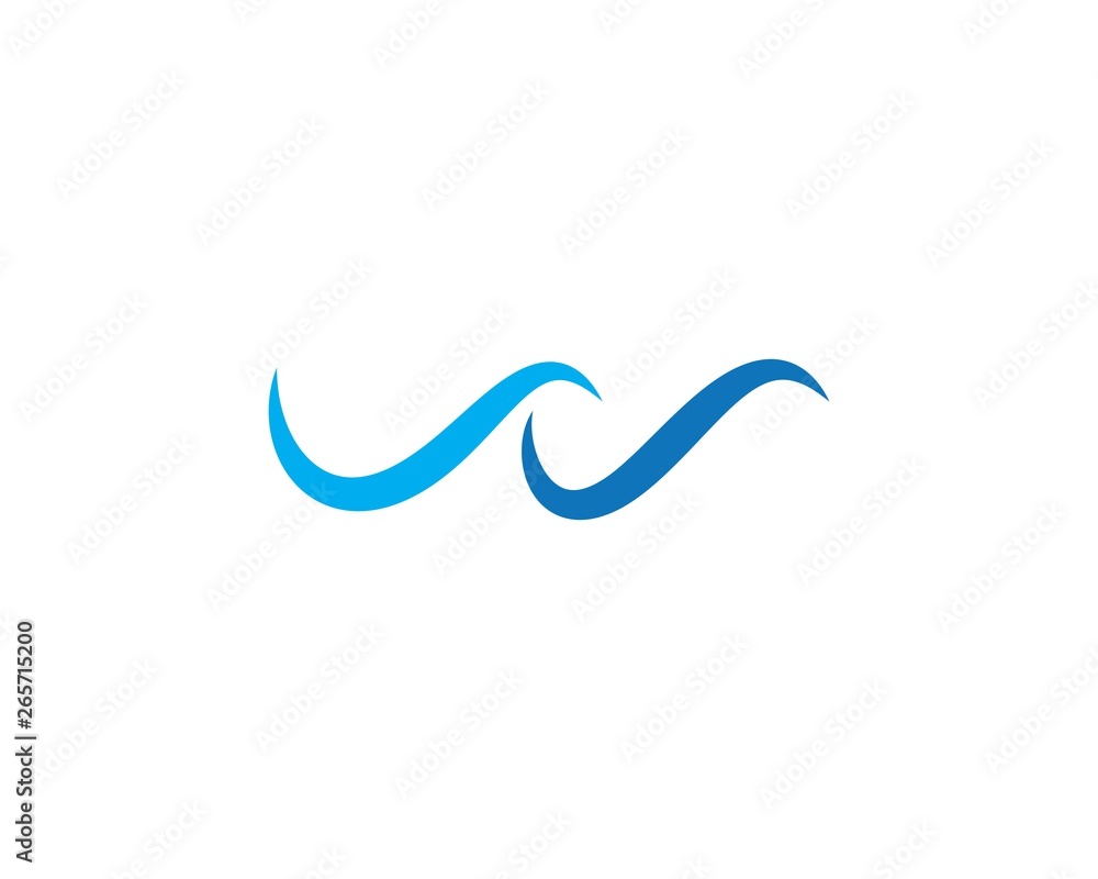 Water wave Logo Template Water wave Logo Template