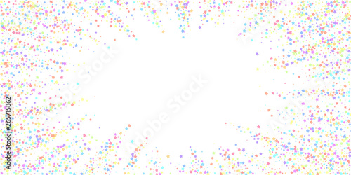 Festive confetti. Celebration stars. Colorful star