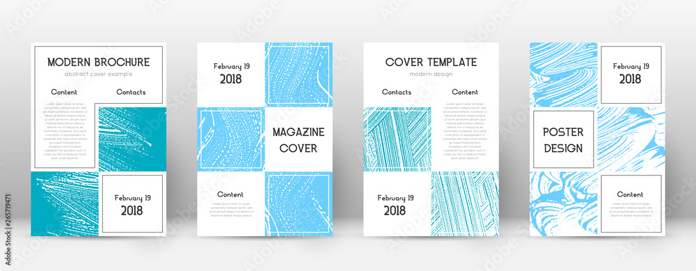 Cover page design template. Business brochure layo Cover page design template. Business brochure layo