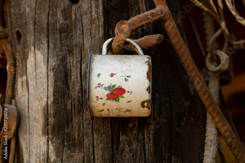 vintage house and garden decoration
