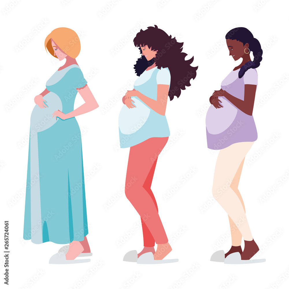 interracial group of pregnancy women characters interracial group of pregnancy women characters
