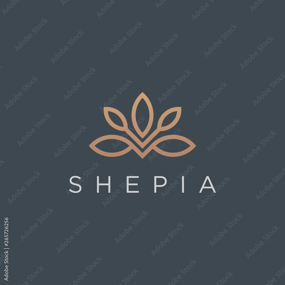 Luxury, Feminine Flower Logo - Vector logo template Luxury, Feminine Flower Logo - Vector logo template