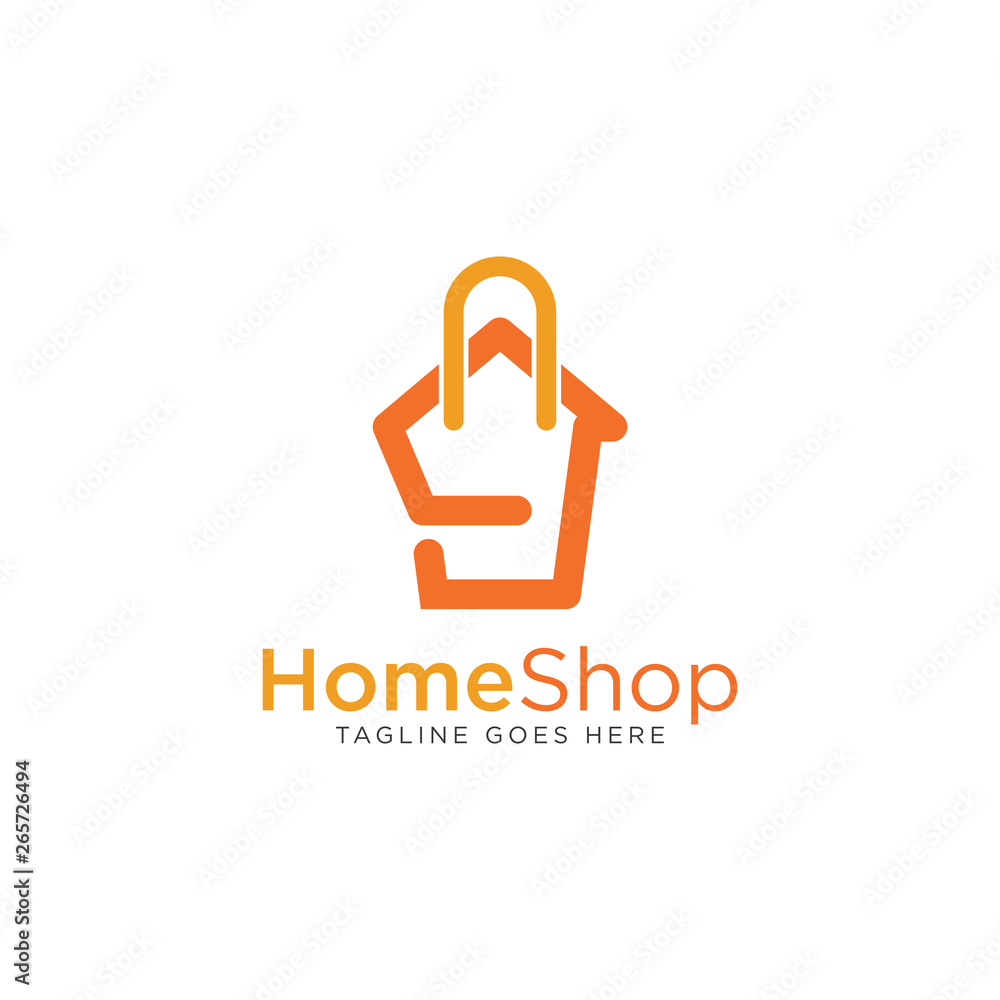 Home Shop Logo - Vector logo template Home Shop Logo - Vector logo template
