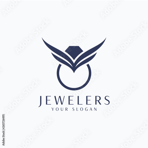 Jewelry Rings Logo - Vector logo template
