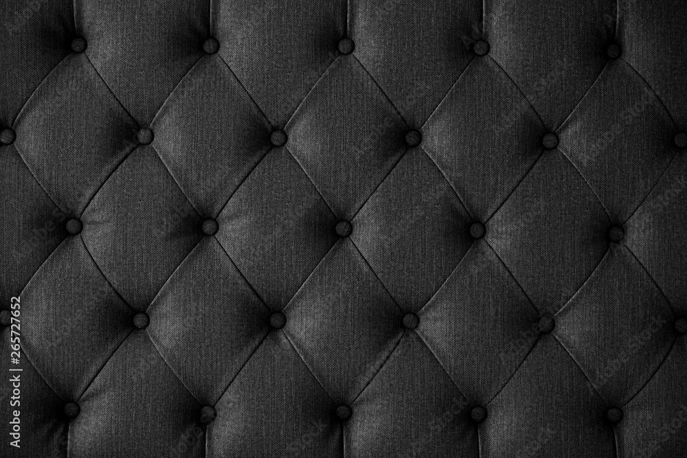 Black and white sofa symmetry texture pattern, luxury background concept Black and white sofa symmetry texture pattern, luxury background concept