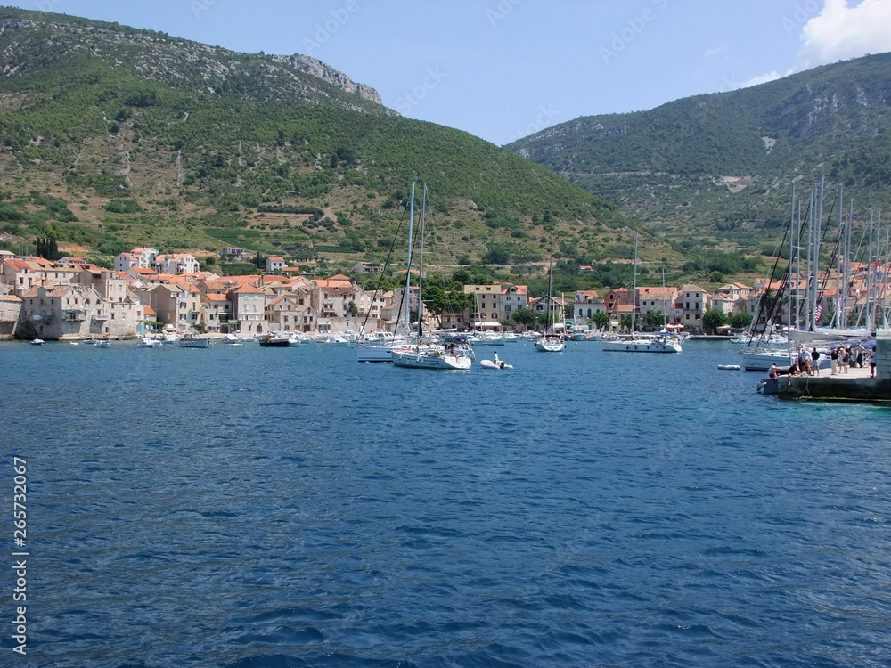 island views in vis croatia