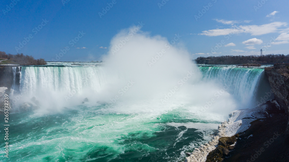 Niagara Falls in a sunny day