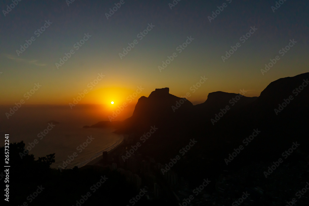 Sunset at Rio de Janeiro from Dois Irmãos