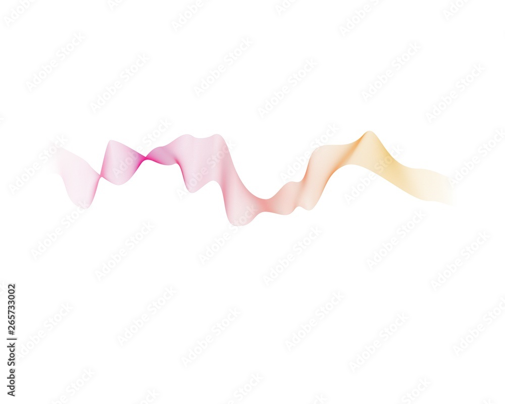 Wave line vector icon illustration