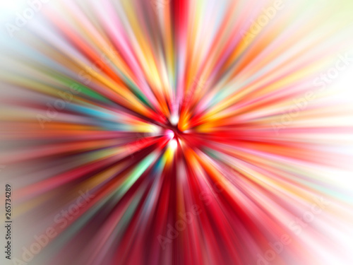 Multicolored flash. Abstract background. Photo with flash effect.