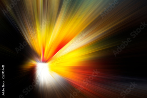 Multicolored flash. Abstract background. Photo with flash effect.