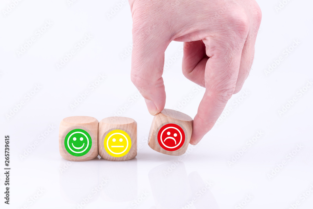 Smileys positiv, negativ, neutral zur Bewertung von Restaurants oder Dienstleistungen Smileys positiv, negativ, neutral zur Bewertung von Restaurants oder Dienstleistungen