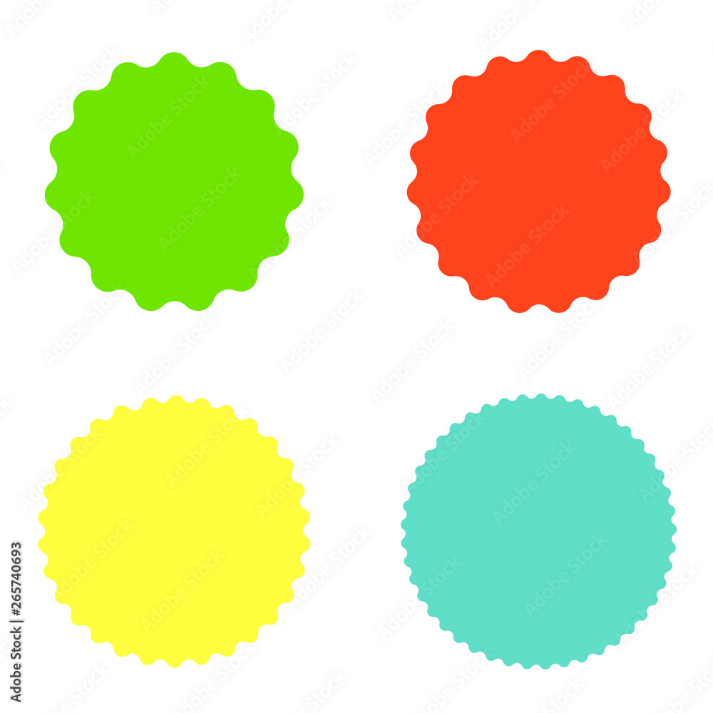 Set sunburst icon isolated on white background. Vector illustration. Set sunburst icon isolated on white background. Vector illustration.
