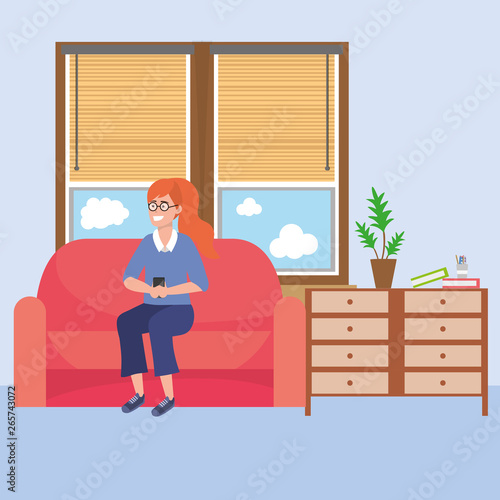 Millennial student dorm room