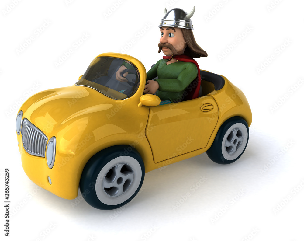 Fun Gaul - 3D Illustration Fun Gaul - 3D Illustration