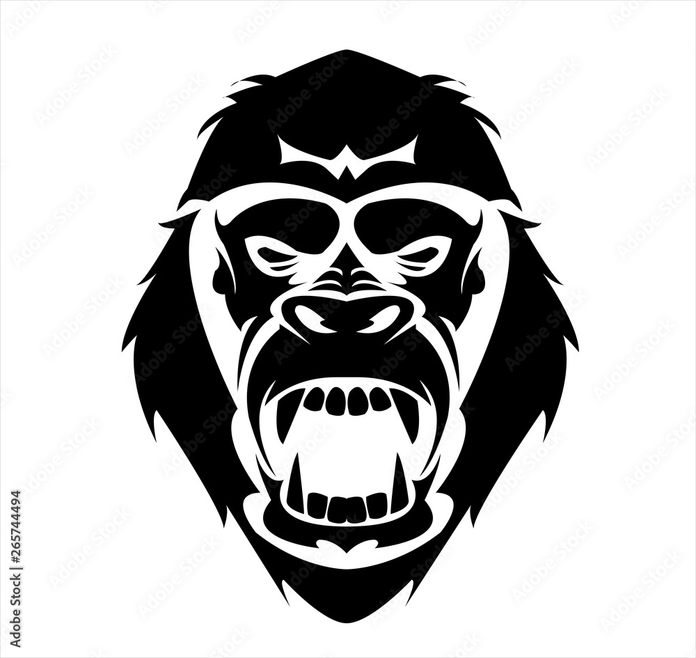 gorilla vector logo gorilla vector logo