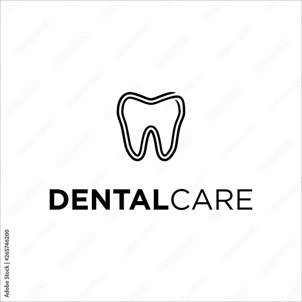 CREATIVE ORTHODONTIST TOOTH DENTAL CARE LOGO CONCEPT CREATIVE ORTHODONTIST TOOTH DENTAL CARE LOGO CONCEPT
