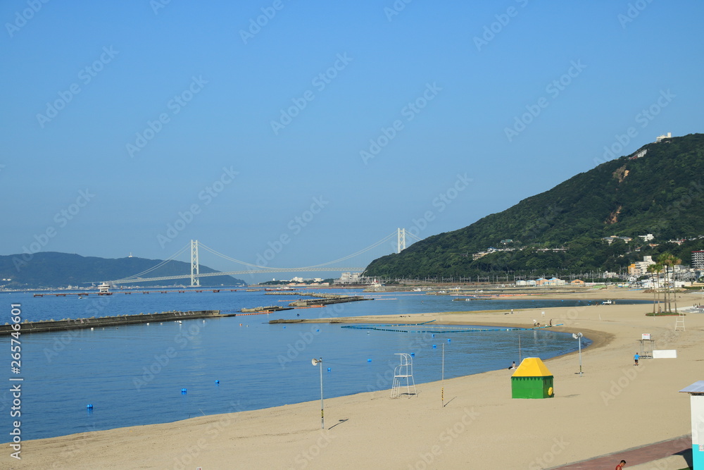 Obraz premium 神戸・須磨海水浴場