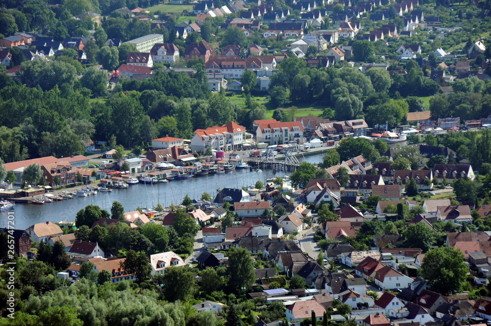 Naklejka premium Greifswald Wieck, Urlauber- und Fischerdorf 2014