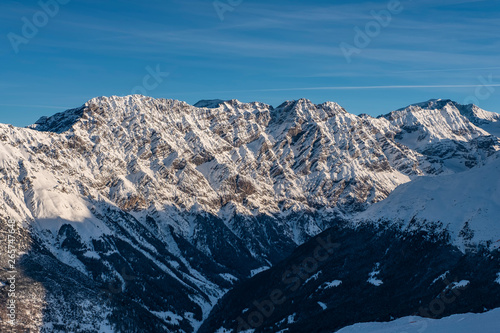 Wallpaper Mural Beautiful mountains and rocks around Bormio, Sondrio, Italy. Alps, sunny winter day. Torontodigital.ca