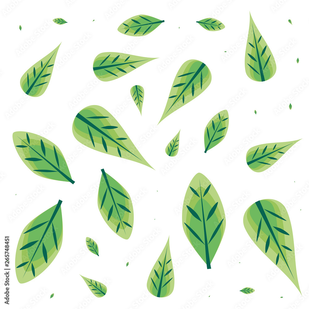 pattern of leafs naturals