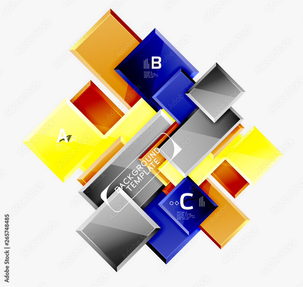 Square geometric composition Square geometric composition
