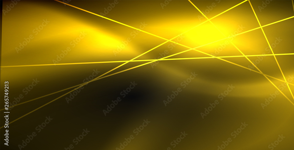 Neon color abstract lines Neon color abstract lines