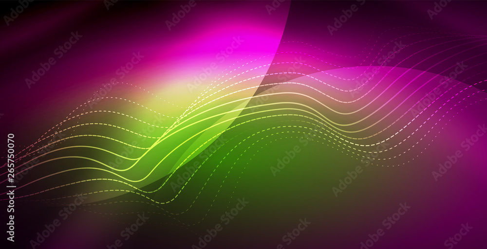 Neon lines shiny glowing background Neon lines shiny glowing background