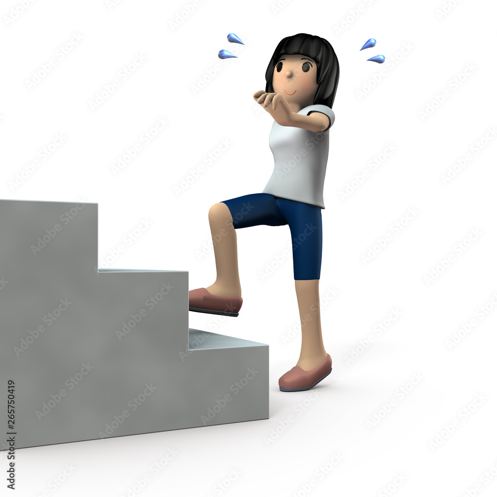 階段を上る若い女性 Stock イラスト Adobe Stock 階段を上る若い女性 Stock イラスト Adobe Stock
