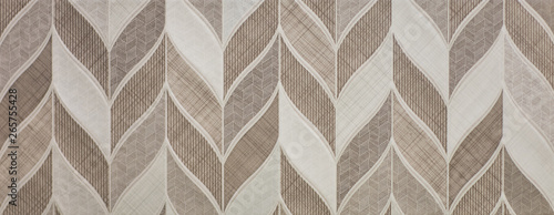 marble kitchen wall tile with abstract mosaic geometric pattern, vintage paper texture