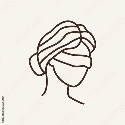 Themis line icon
