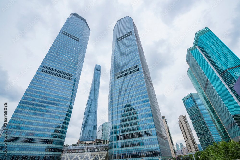 Shanghai city high-rise buildings near the Oriental pearl tower Shanghai city high-rise buildings near the Oriental pearl tower