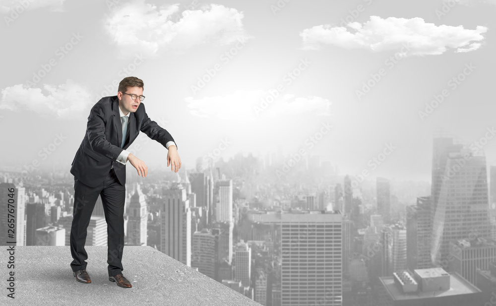 Zombi elegant businessman on the top of the city
Zombi elegant businessman on the top of the city