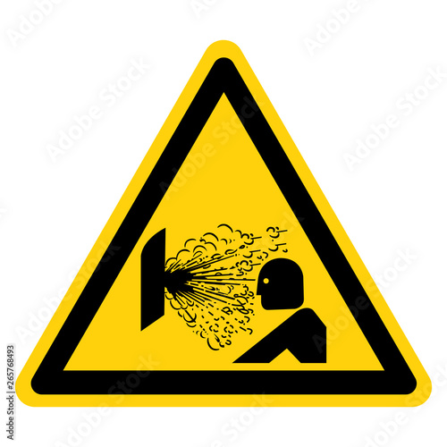 Explosion Release of Pressure Symbol Sign, Vector Illustration, Isolate On White Background Label .EPS10