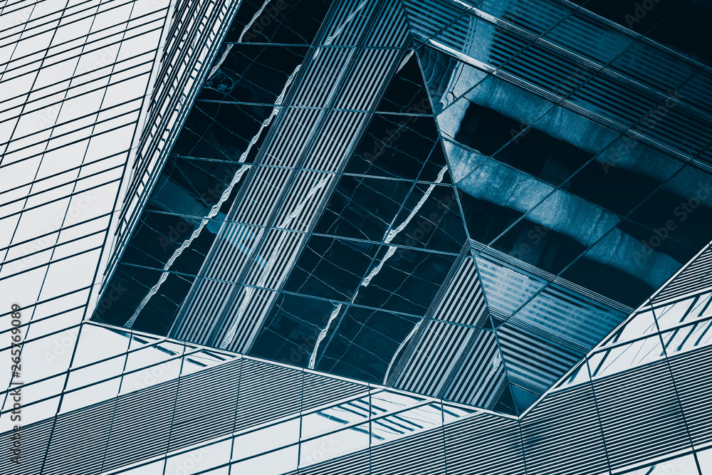 Modern Architecture in blue Modern Architecture in blue
