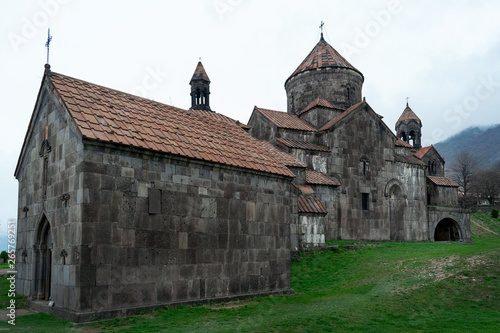 Haghpat, Armenia - 18 APR 2019: Ancient Armenian Haghpat monastery complex - Image photo