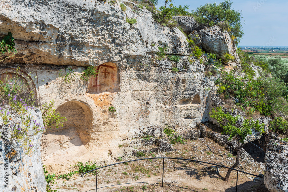 Ancient rock churches. Hidden and beautiful Puglia. St Nicholas