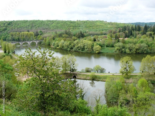 Boucle de la riviere Moselle à Liverdun en Meurthe et Moselle. France