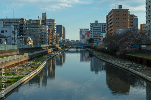 東京の都市風景　墨田区　横十間川 © onotorono
