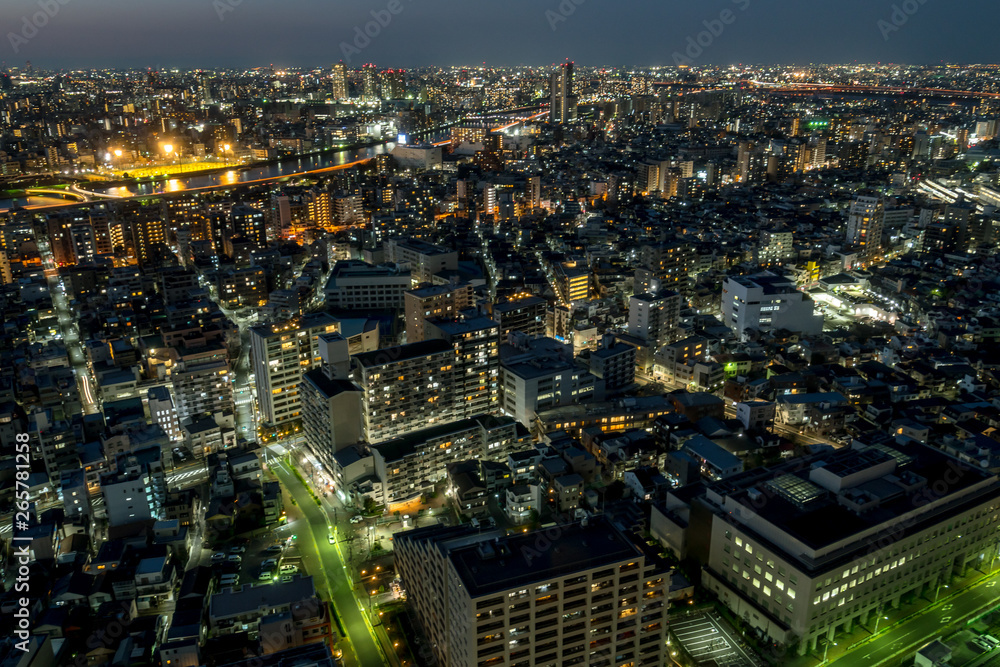 墨田区から見る東京の夜景２