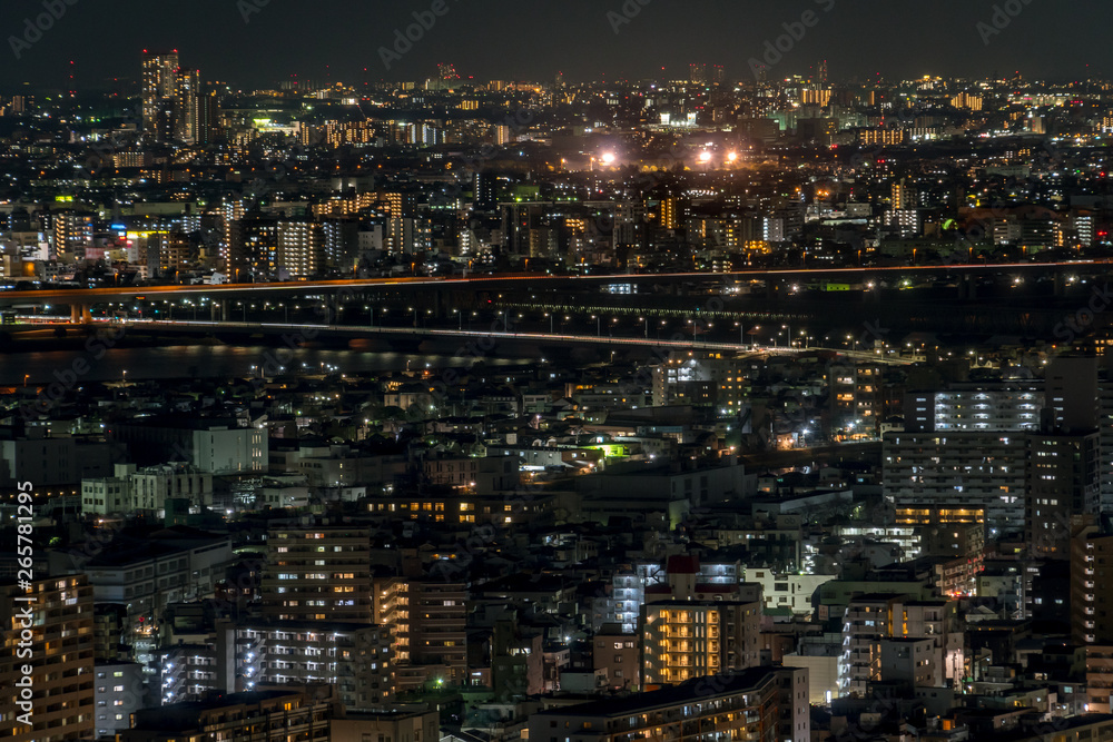 墨田区から見る東京の夜景１