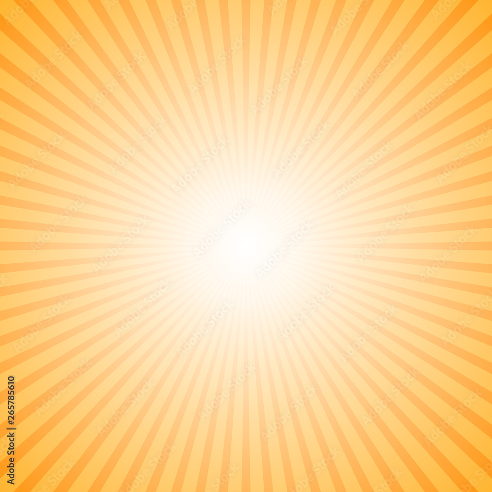 Obraz premium Dynamic gradient abstract sunray background - vector illustration