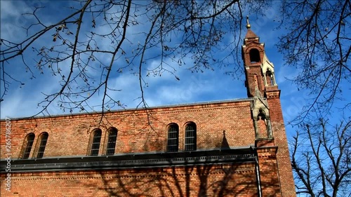 Catholic St. Marien Church (Kirche St. Marien) on Behnitz in Berlin Spandau, is the second oldest church in Spandau (consecrated on November 21, 1848 and restored 2002-2003), Germany photo