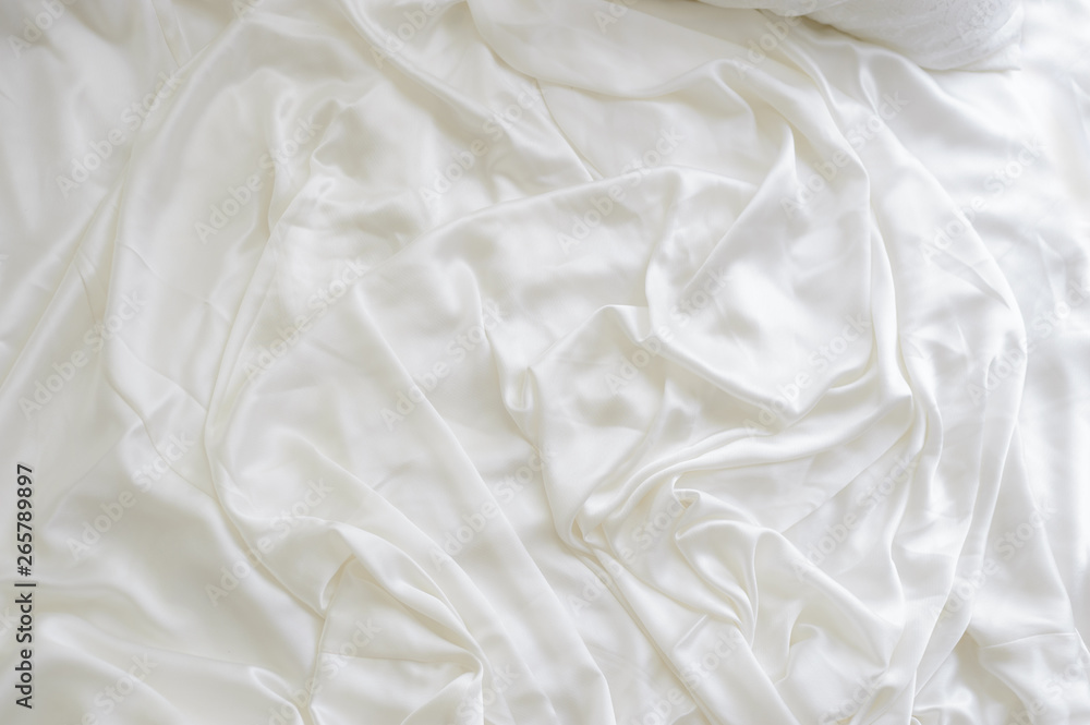 White satin cloth background White satin cloth background