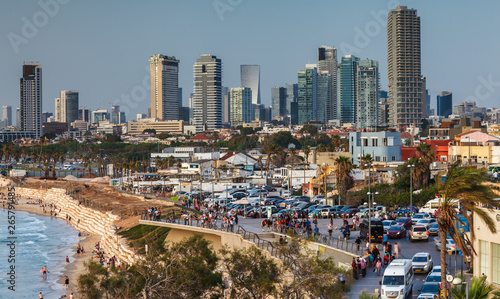 Beautiful view of the Tel Aviv.