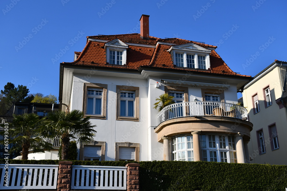 romantische Villa in Heidelberg mit schöner Architektur