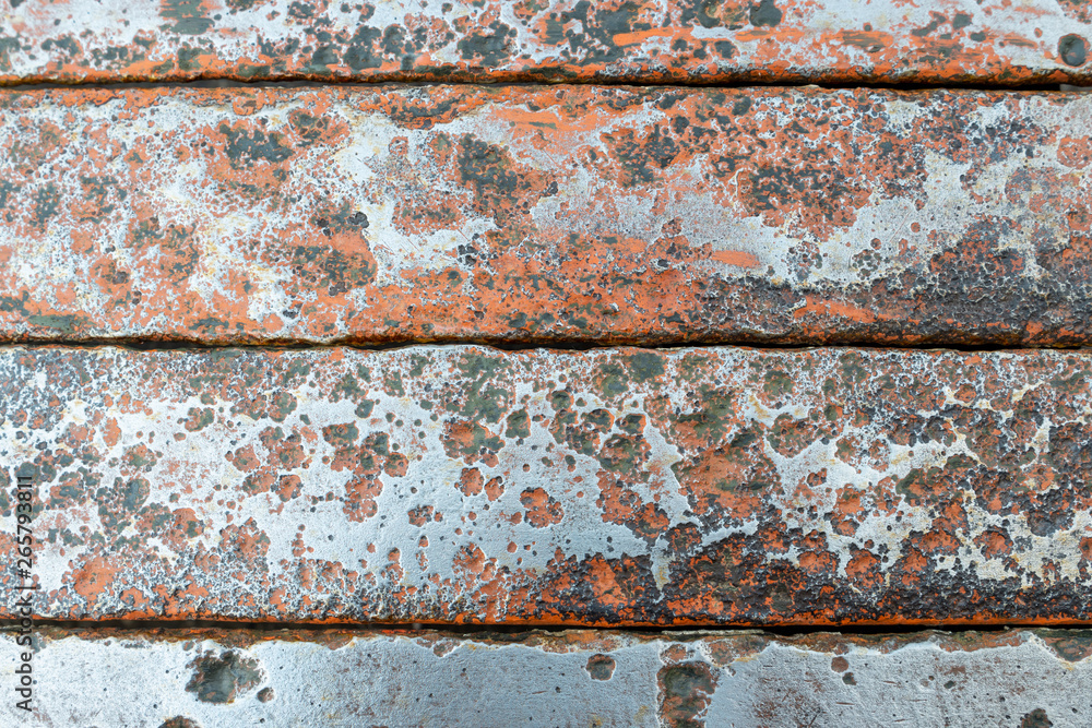 Polished metal surface with traces of corrosion. Polished metal surface with traces of corrosion.