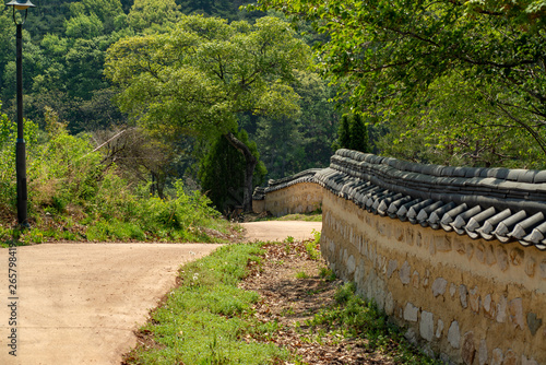 Taditional korean village,historical and authentical living