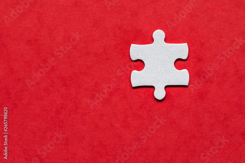 Closeup of jigsaw puzzle isolated. Missing jigsaw puzzle piece, business concept for completing the puzzle piece. Group of puzzle and a puzzle piece. Teamwork concept. Think difference concept.