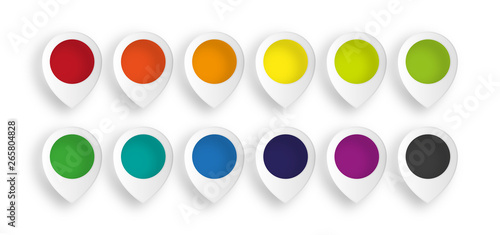 Location Pin colorful GPS navigation